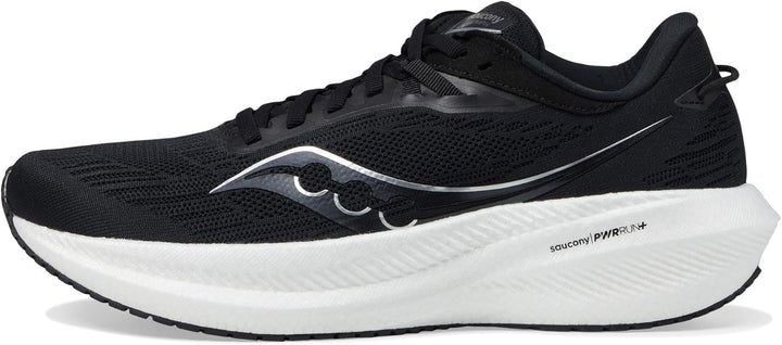 Saucony Herren Triumph 21Sneaker 40.5 EU Schwarz Weiss, 40.5 EU Schwarz Weiß
