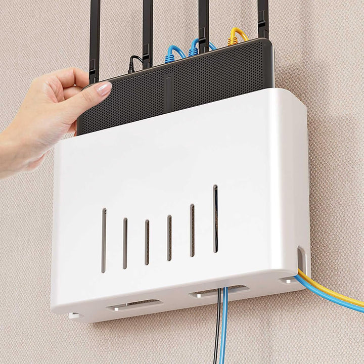 Router-Schrank – Aufbewahrungsbox – Versteck – Router-Box – Wandbox – Wandgehäuse – WLAN-Regal – WiF