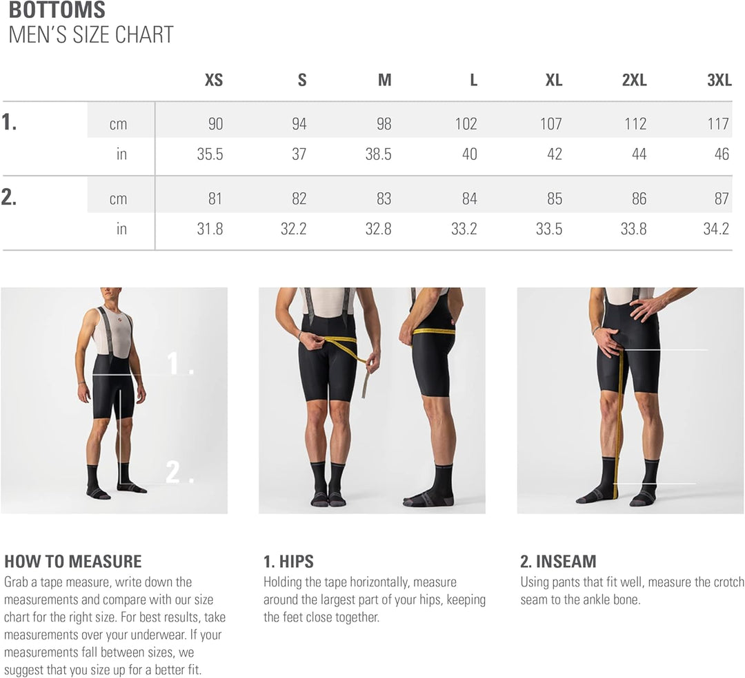 CASTELLI Herren Cycling bib Shorts Polare 3 Bibtight L Schwarz, L Schwarz