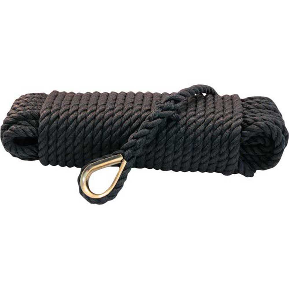 Talamex Superlene Ankerleine 10mm Schwarz, 10mm Schwarz