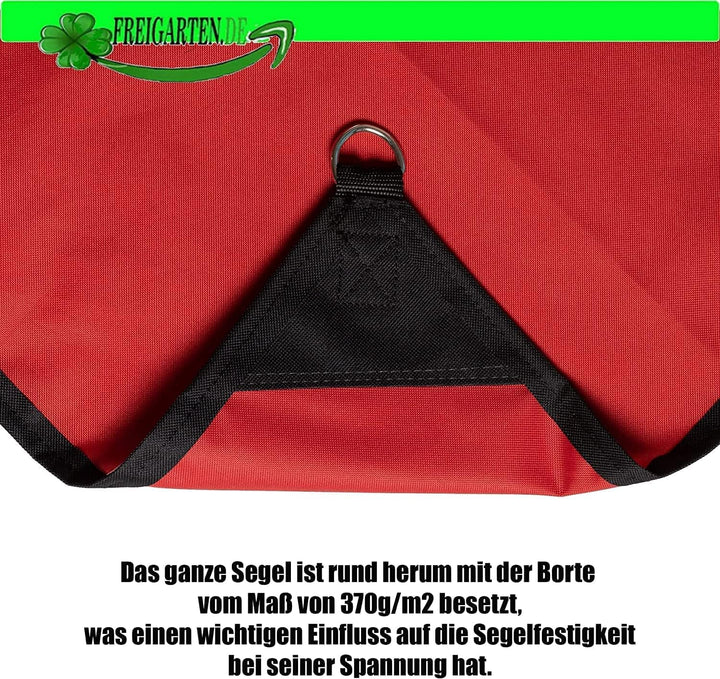 freigarten.de Sonnensegel Wasserdicht Sonnenschutz 100% Schutz vor UV dreieckig 2,0m x 2,0m x 2,8m R