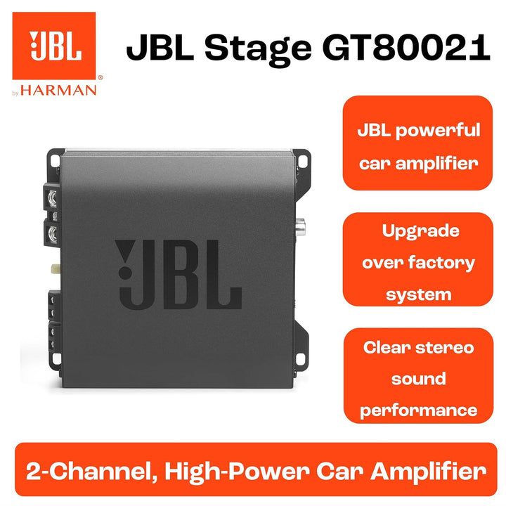 JBL Stage GT 80021 Car Hifi Autoradio Verstärker 800W Max 260W RMS von Harman Kardon - Class-D 2 Kan