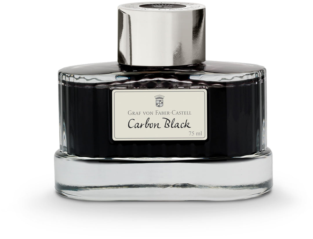 Graf von Faber-Castell 141000 Tintenglas, carbon schwarz, carbon schwarz