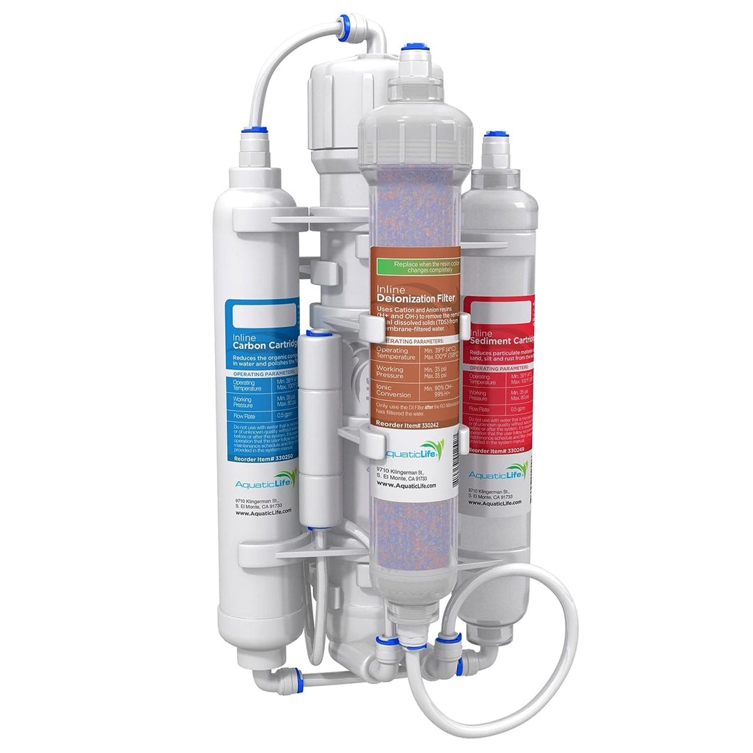 Aquatic Life RO Buddie Umkehrosmose-System, 50-Gallon Four Stage, weiss, 50-Gallon Four stage