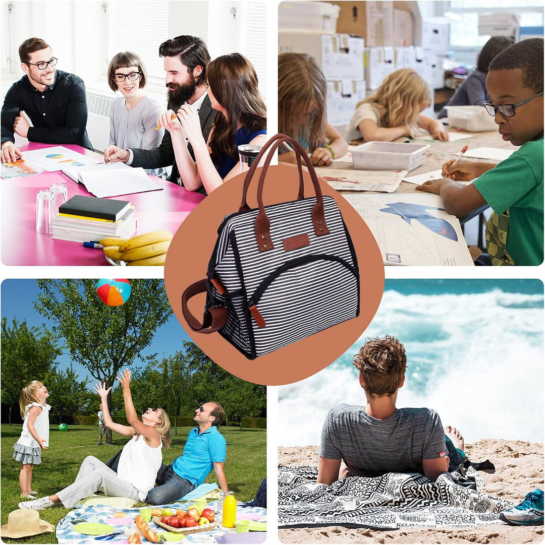 Kühltasche Picknicktasche, ANGGO Grosse Kapazität Kühlbox Lunchtasche Wasserdicht und Auslaufsicher,