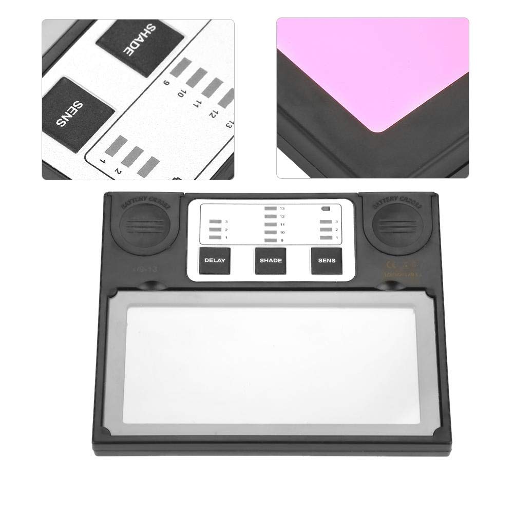 Schweisshelm Objektiv, 110 x 90 mm Solarpanel Schweisshelm Objektiv, Schweissmaske Glas Auto Darkeni