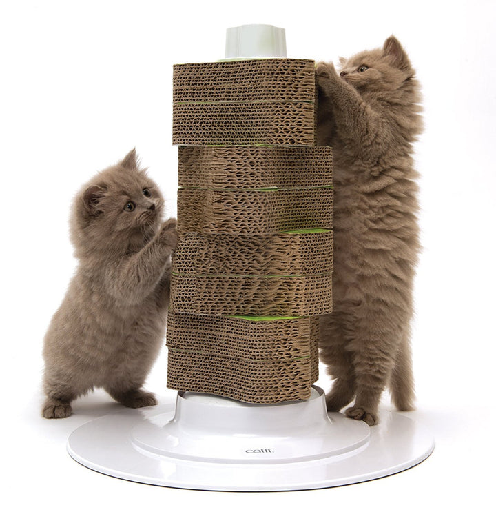Catit Scratcher, Kratzbaum aus Pappe für Katzen, 1 Stück (1er Pack) Single, Single
