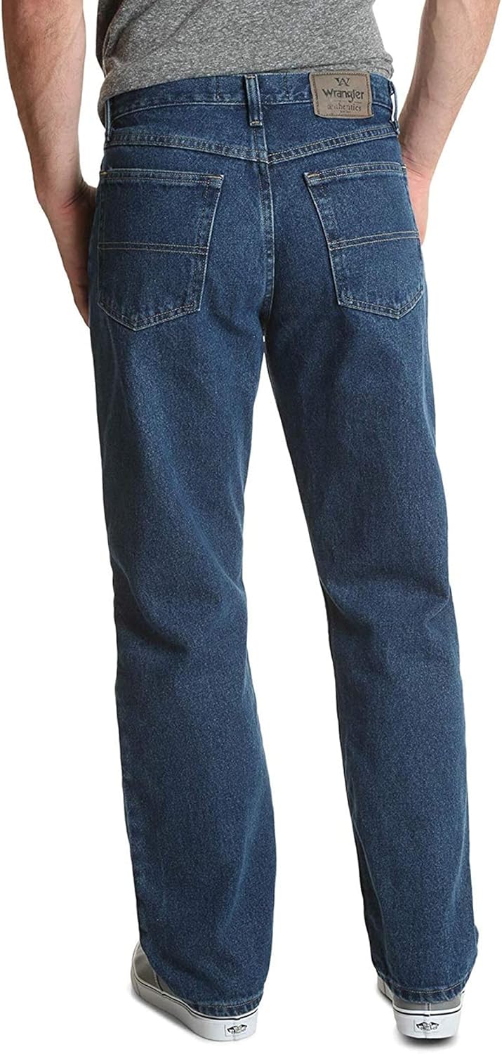 Wrangler Herren Jeans Texas Stretch Mongoose 32W / 30L Dark Stonewash, 32W / 30L Dark Stonewash