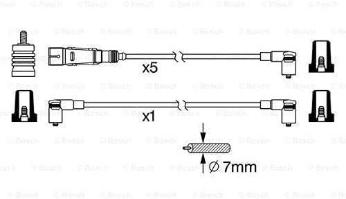 Bosch 0986356371 - Zündleitung - 1 Stück