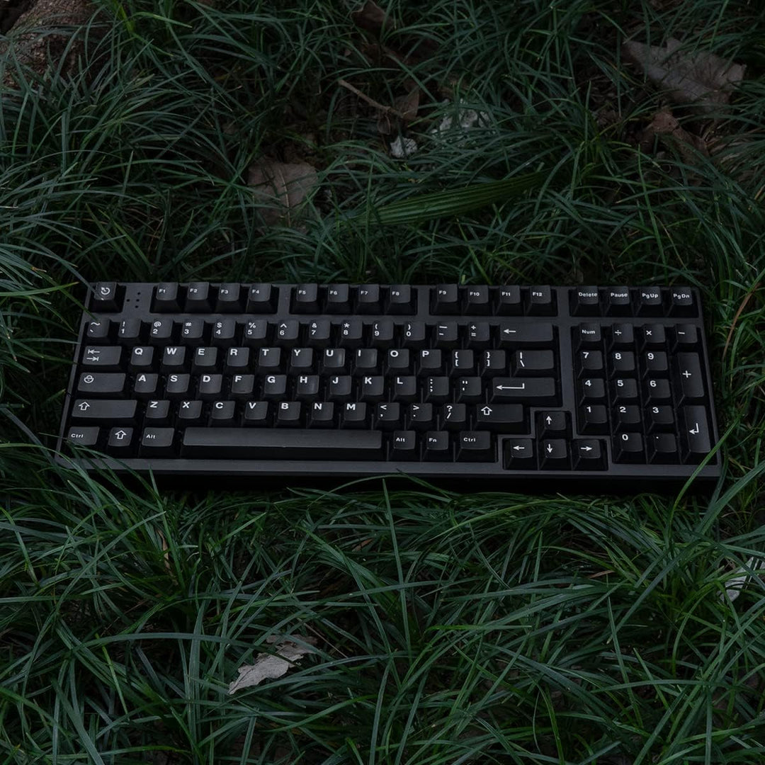 Schwarz WOB Keycaps Doubleshot Cherry Profil 121 Tasten Custom Minimalist Keycaps Set für Cherry MX