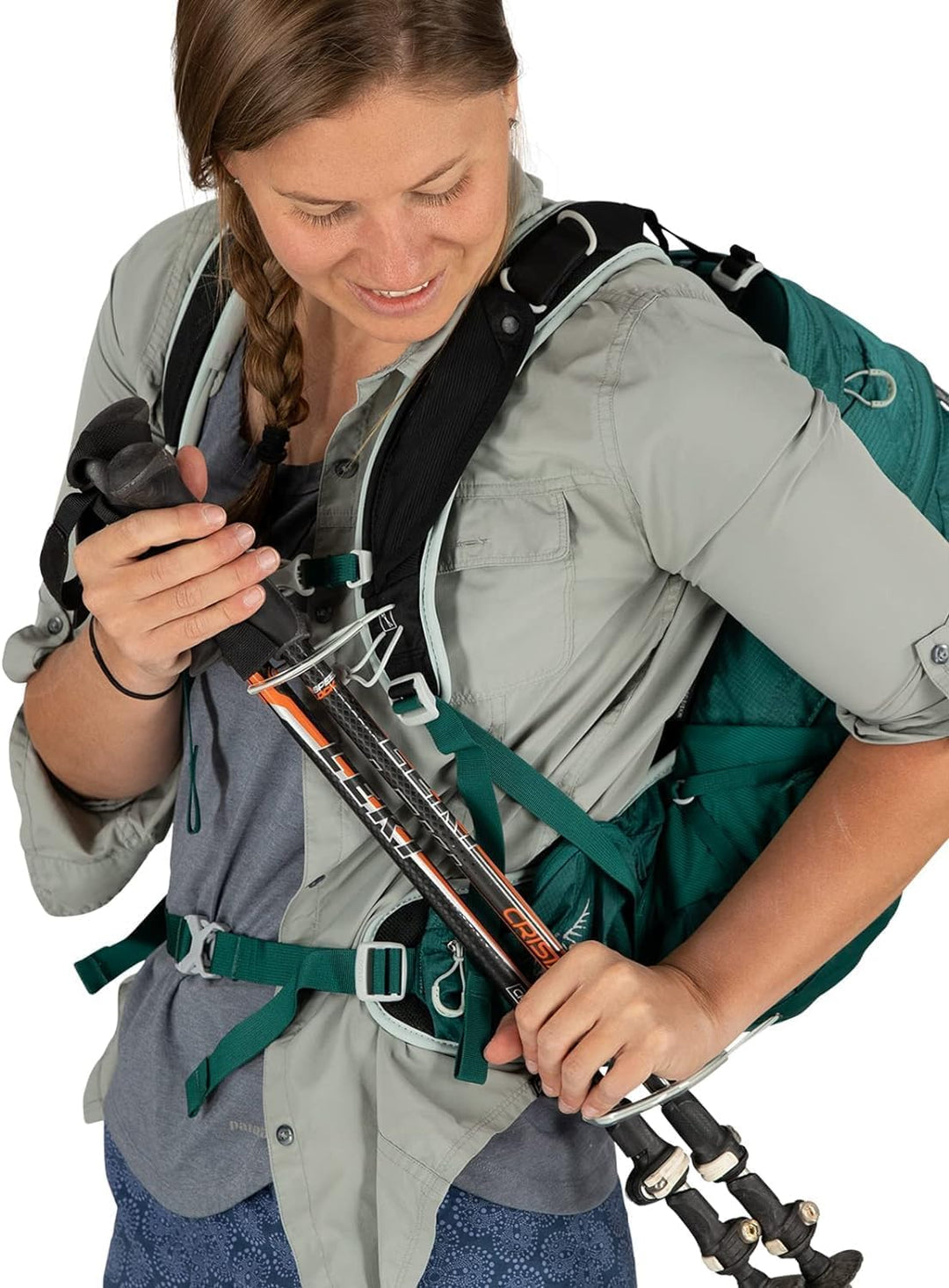 Osprey Tempest 20 Wanderrucksack für Frauen Jasper Green WXS/S, Jasper Green WXS/S