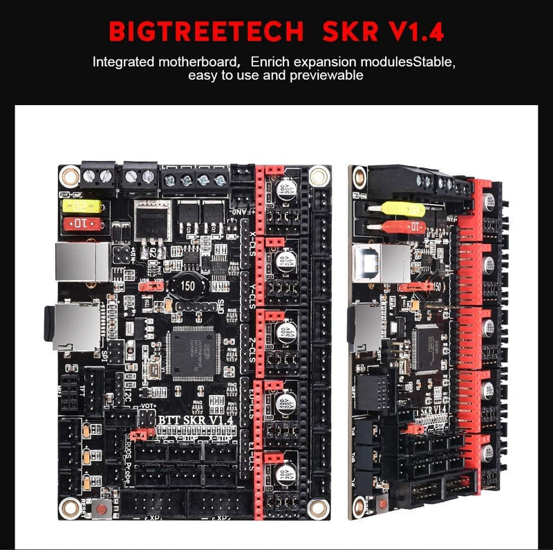 BIGTREETECH SKR V1.4 Turbo Controller Platine für 3D Drucker, kompatibel mit 12864LCD/TFT24, unterst