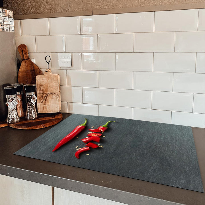 KitchenYeah© Herdabdeckplatte Einteilig Induktionsmatte Küche Abdeckung Ceranfeld Herd Abdeckplatte
