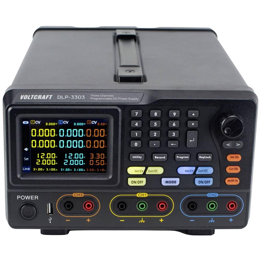 Voltcraft DLP-3303 Labornetzgerät, einstellbar 0-30 V 0-3 A 198 W RS-232, USB, LAN Slave-Funktion An