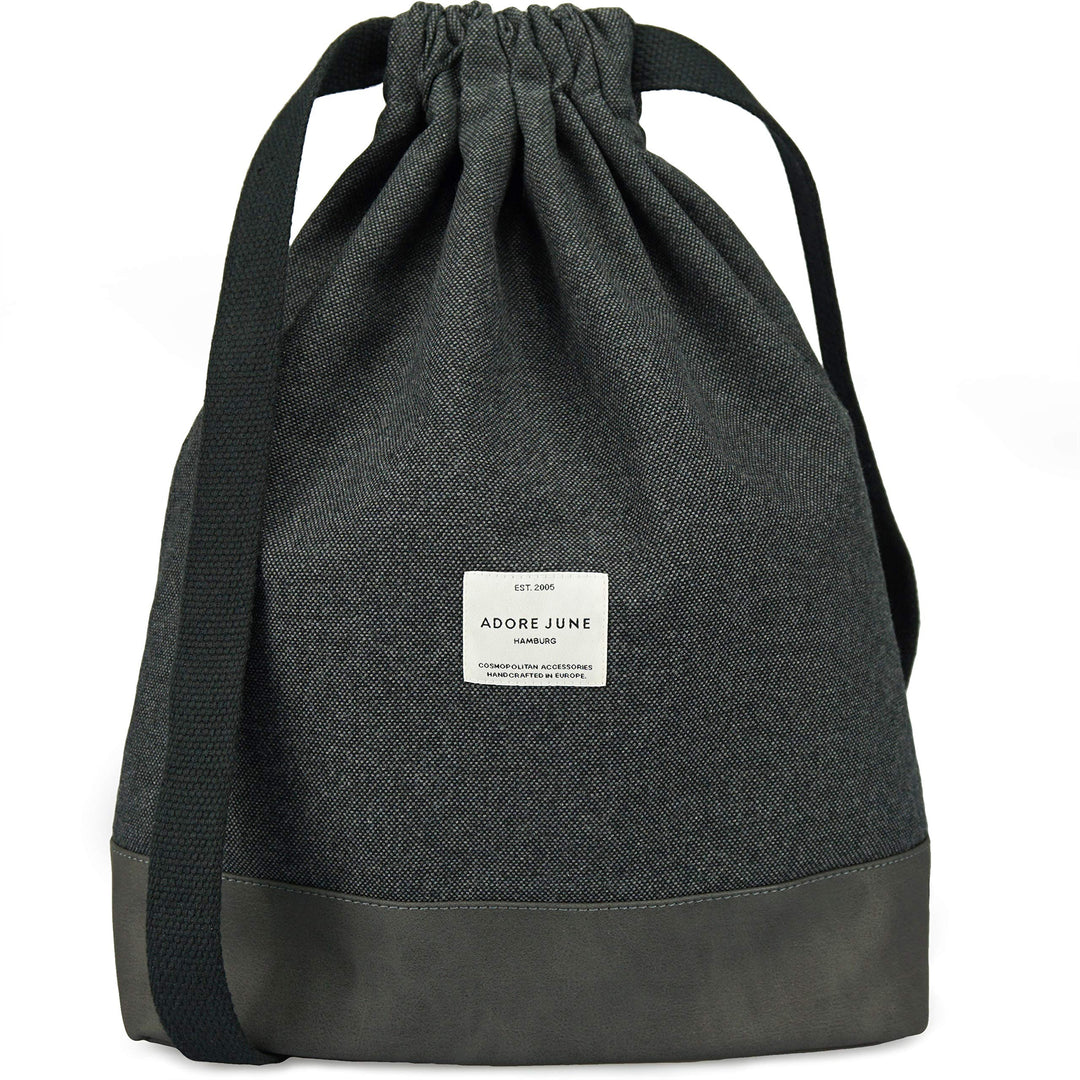 Adore June Daypack Bob Moderner Rucksack Turnbeutel Gymsack für Sport, Reisen und City, Gefütterter