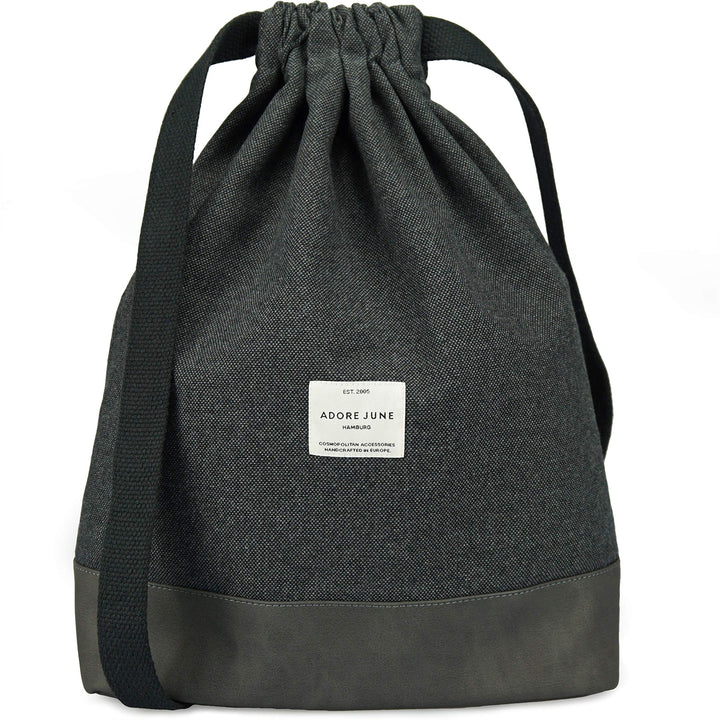 Adore June Daypack Bob Moderner Rucksack Turnbeutel Gymsack für Sport, Reisen und City, Gefütterter