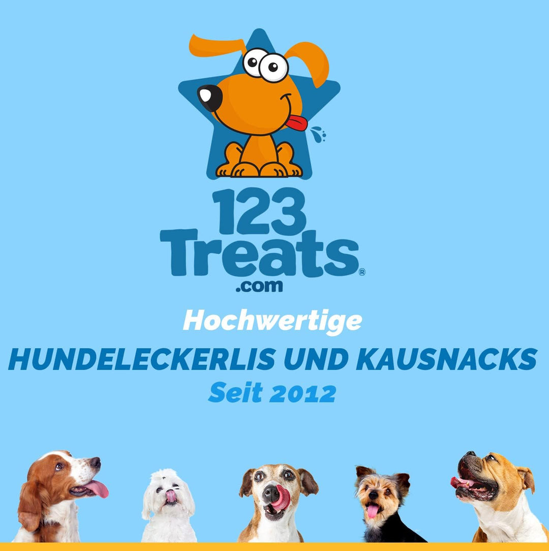 123 Treats Whole Pig Ear Dog Chews Pig Ear Dog Treats (100 Pieces) 100 stück (1er Pack), 100 stü