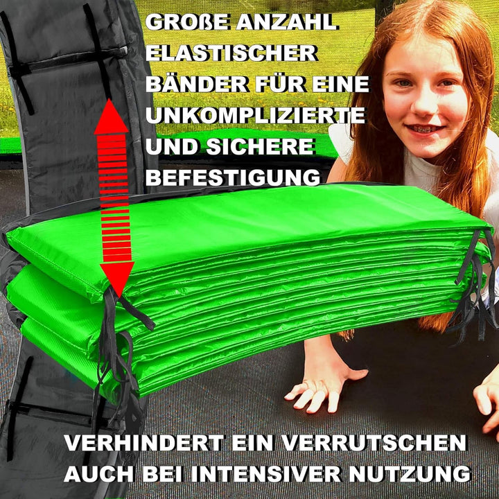 Baunsal® Trampolin Randabdeckung Ø 183 244 250 275 300 305 335 366 370 396 400 427 430 457 460 487 4