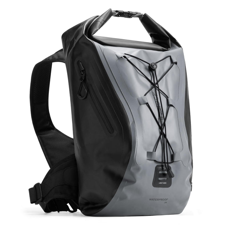 Inateck Fahrradrucksack 25-30L, Wasserdichter Rolltop Rucksack Herren, Multifunktionaler Wanderrucks