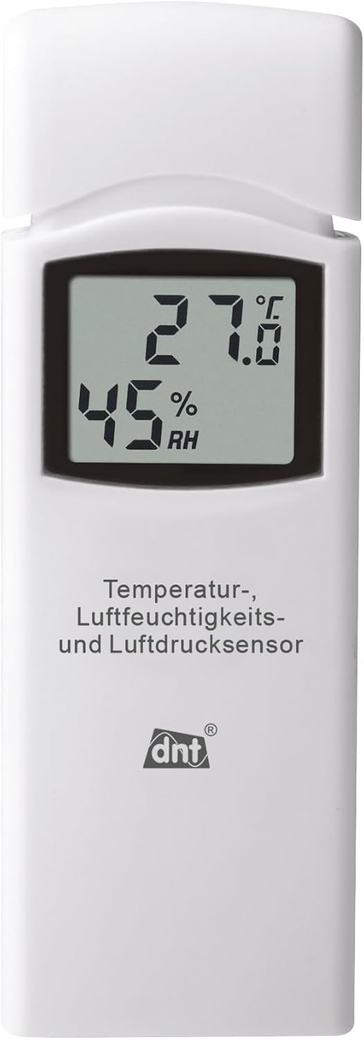 dnt WiFi-Wetterstation WeatherScreen PRO V2, Wetter- und Raumklima stets unter Kontrolle, DNT000026