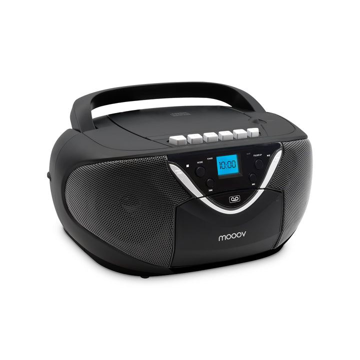 Metronic 477131 CD-/Kassettenradio schwarz, schwarz