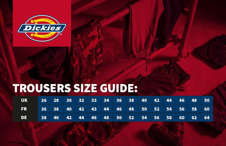 Dickies Herren Everyday Trouser Hose Grey/Black 28W / 34L Cargo, Grey/Black 28W / 34L Cargo