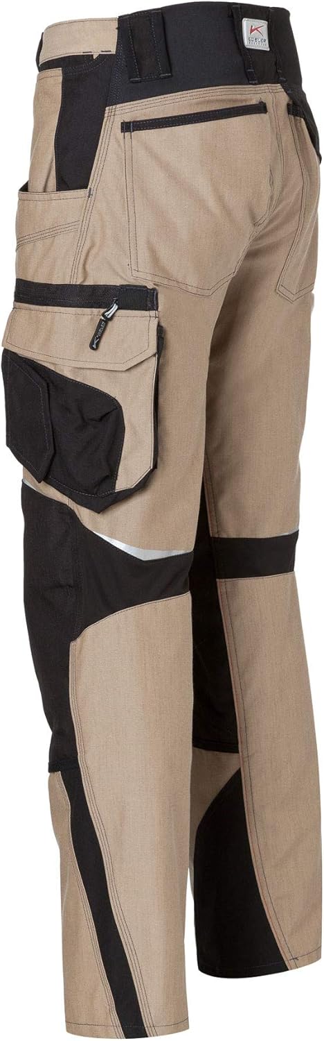 KÜBLER Workwear KÜBLER PRACTIQ Arbeitshose schwarz, Grösse 25, Herren-Arbeitshose aus verstärkter Ba