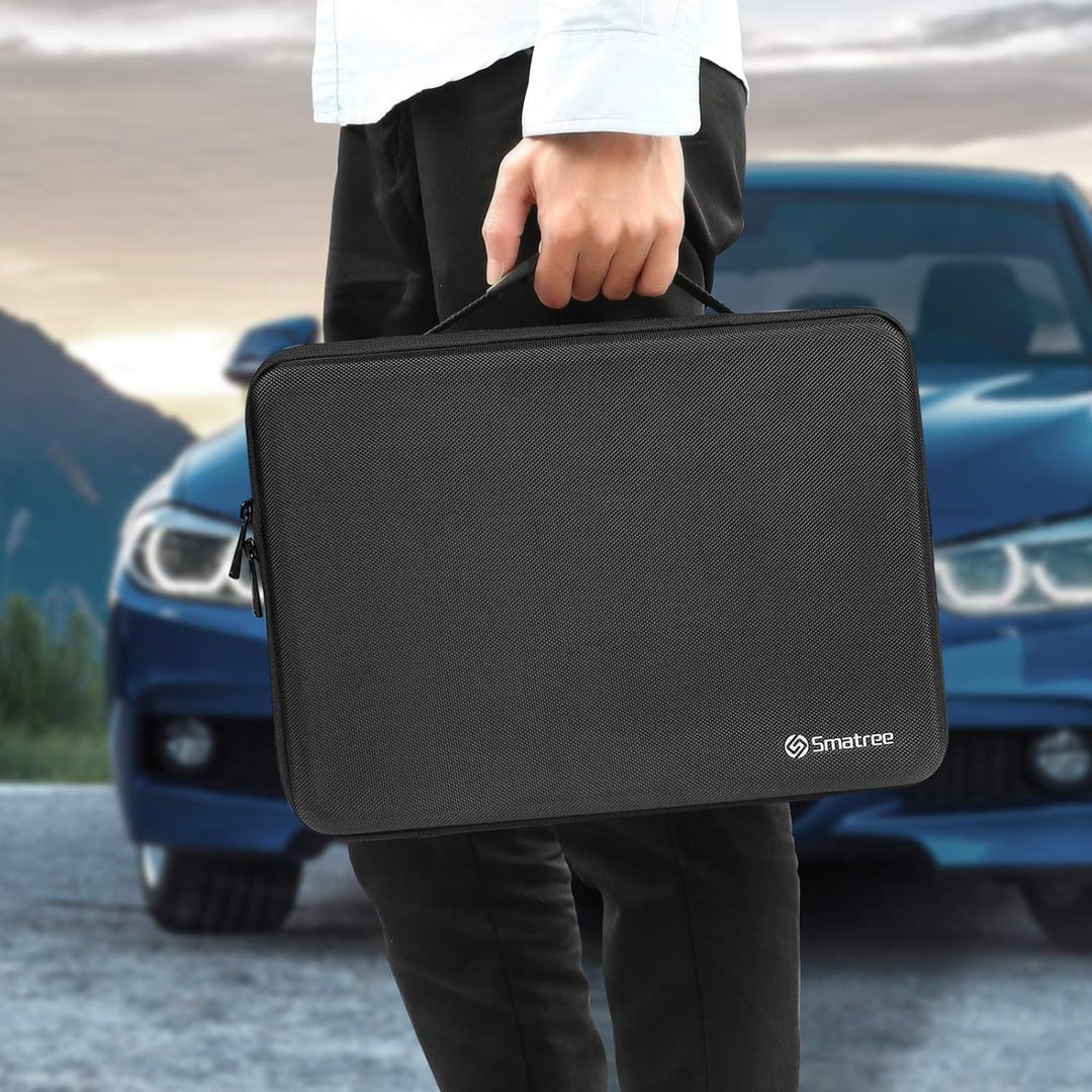 Smatree 15,6 Zoll Aktentasche Umhängetasche, Laptop-Hartschalen Tasche Kompatibel mit 2023 2019 16,2