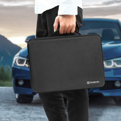 Smatree 15,6 Zoll Aktentasche Umhängetasche, Laptop-Hartschalen Tasche Kompatibel mit 2023 2019 16,2