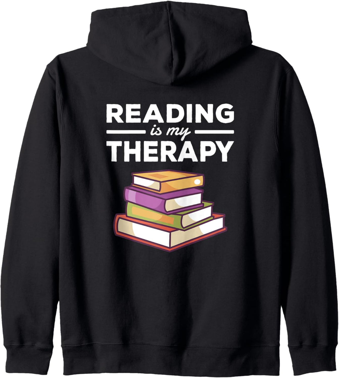 Reading Is My Therapy Zitate Bücher Lesen Sprüche Kapuzenjacke