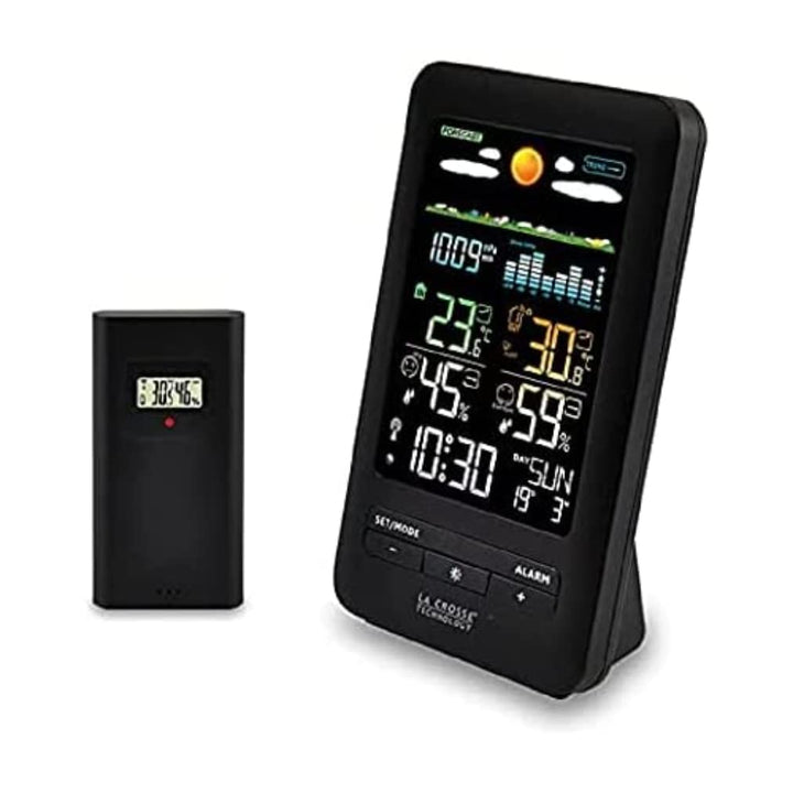 La Crosse Technology - WS6205 Wetterstation mit farbigem Display – Schwarz