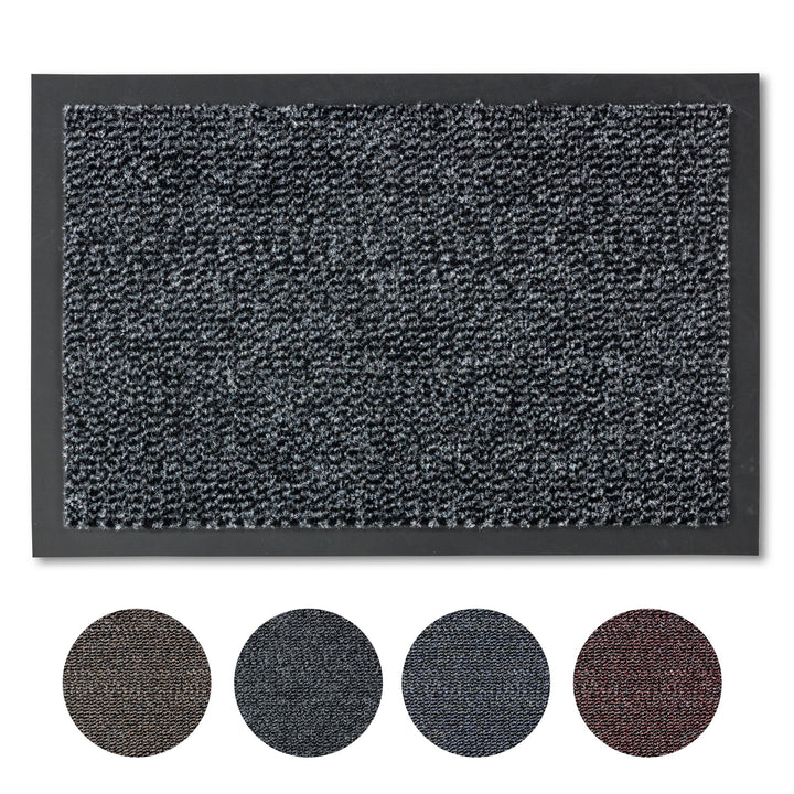 Fussmatte 90x150 cm für den Innenbereich - Türvorleger schnelltrocknend - Rutschfester Sauberlauf an