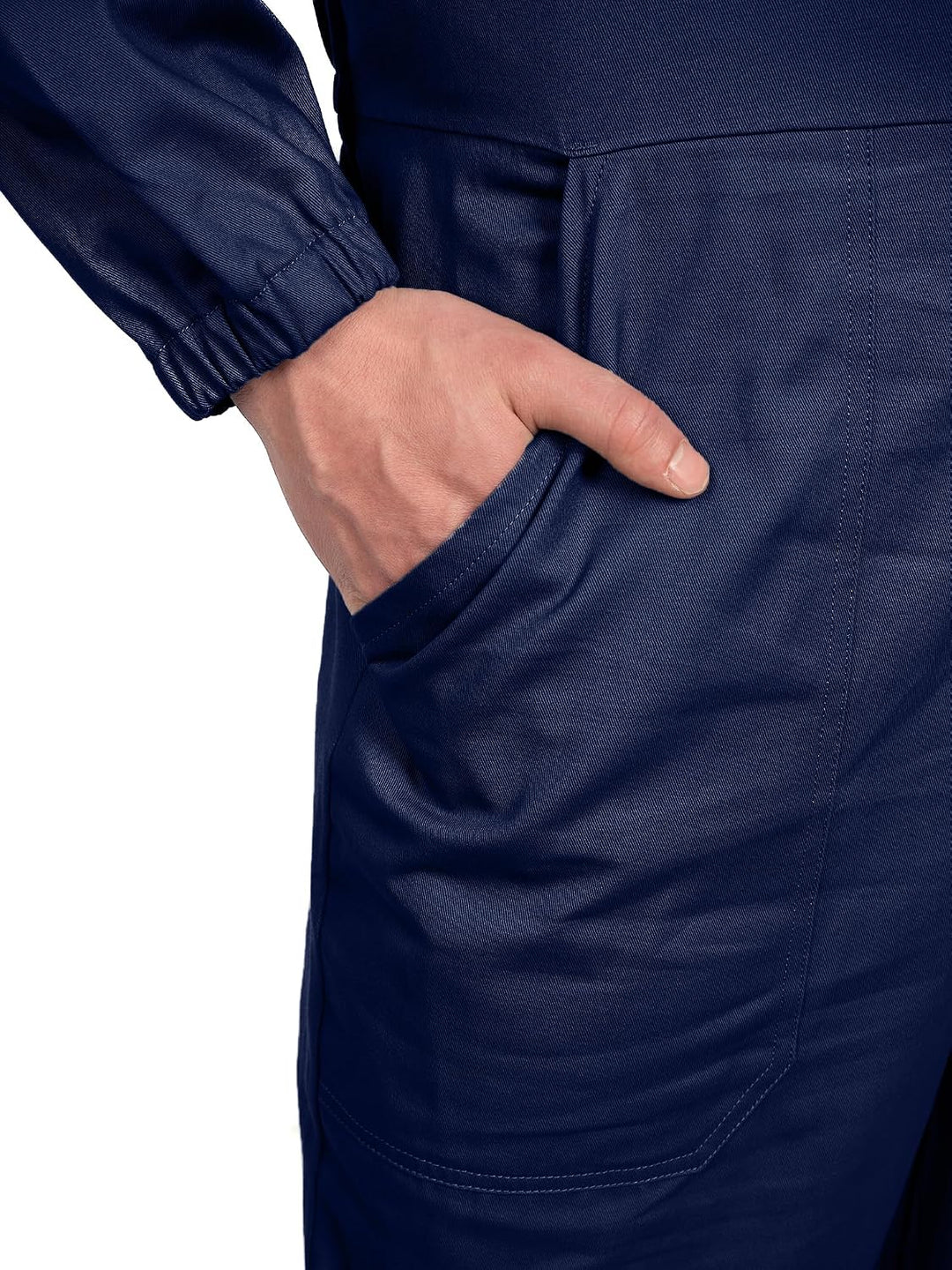 Ultra Arbeitsoverall Herren Overall Rallyekombi Schutzanzug mit vielen Taschen S Dunkelblau, S Dunke
