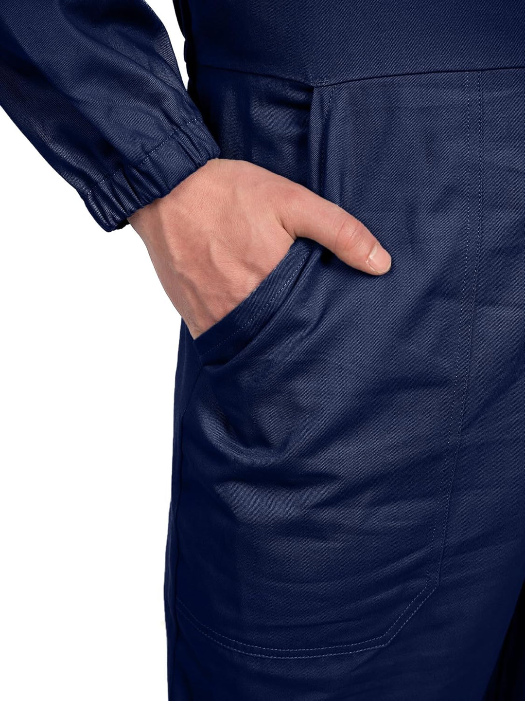 DINOZAVR Ultra Arbeitsoverall Herren Overall Rallyekombi Schutzanzug mit vielen Taschen M Dunkelblau