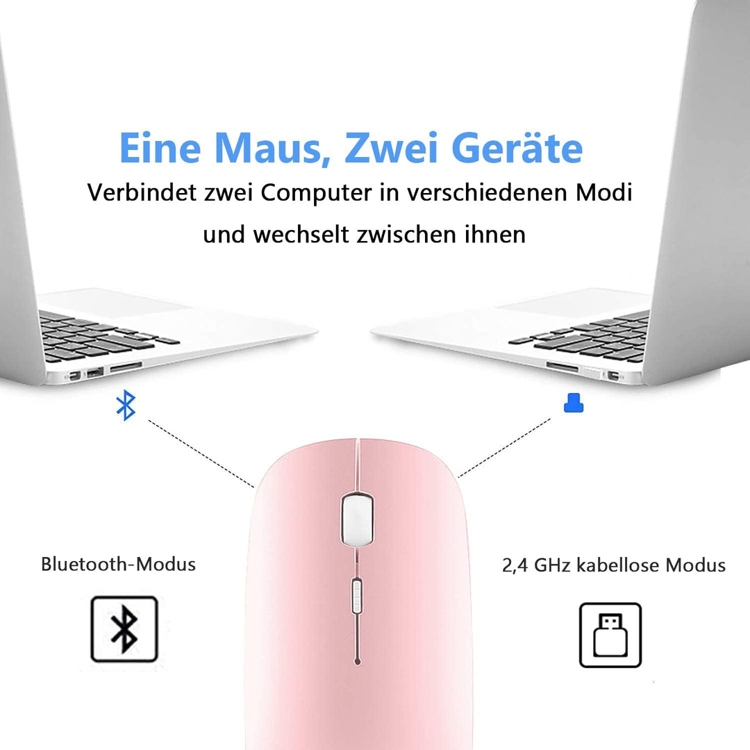 LEAPEST Kabellose Bluetooth Maus für MacBook Pro/Air/Mac/iPad/Laptop/Desktop/Mac/PC/Computer/Telefon