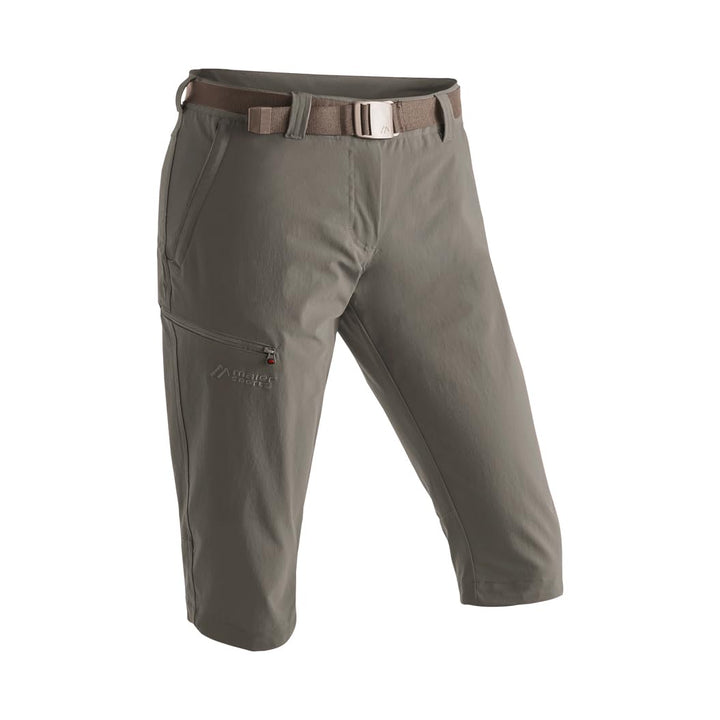 Maier Sports Inara Slim 3/4, Damen Wanderhose, Wasserabweisende Dreiviertelhose für Trekking und Hik