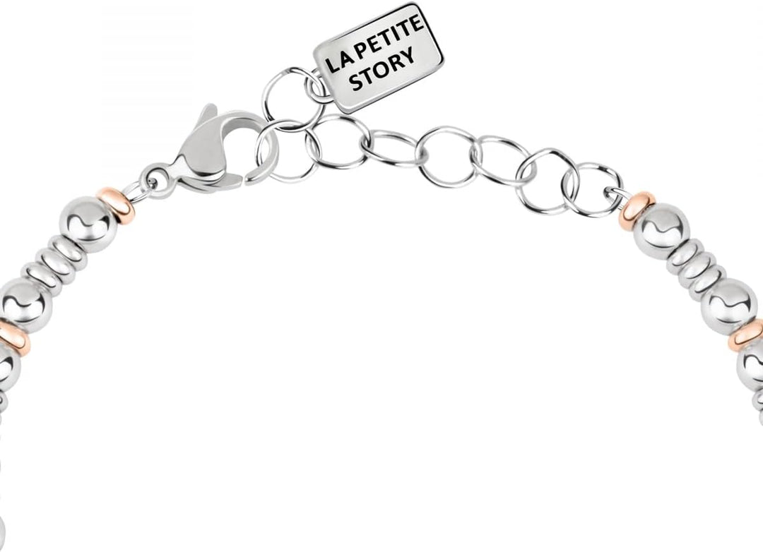 La Petite Story Bracciale da donna, Collezione LIFE STORY, in acciaio, cristalli - LPS05APY07
