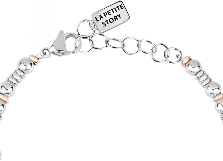 La Petite Story Bracciale da donna, Collezione LIFE STORY, in acciaio, cristalli - LPS05APY07