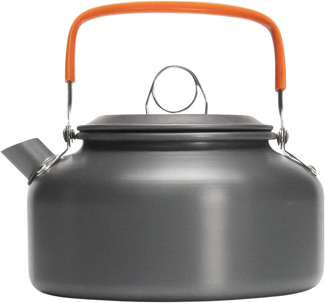 Grafner Premium Camping Kochgeschirr Set 11-teilig, stabiles Aluminium mit Antihaftbeschichtung, kle