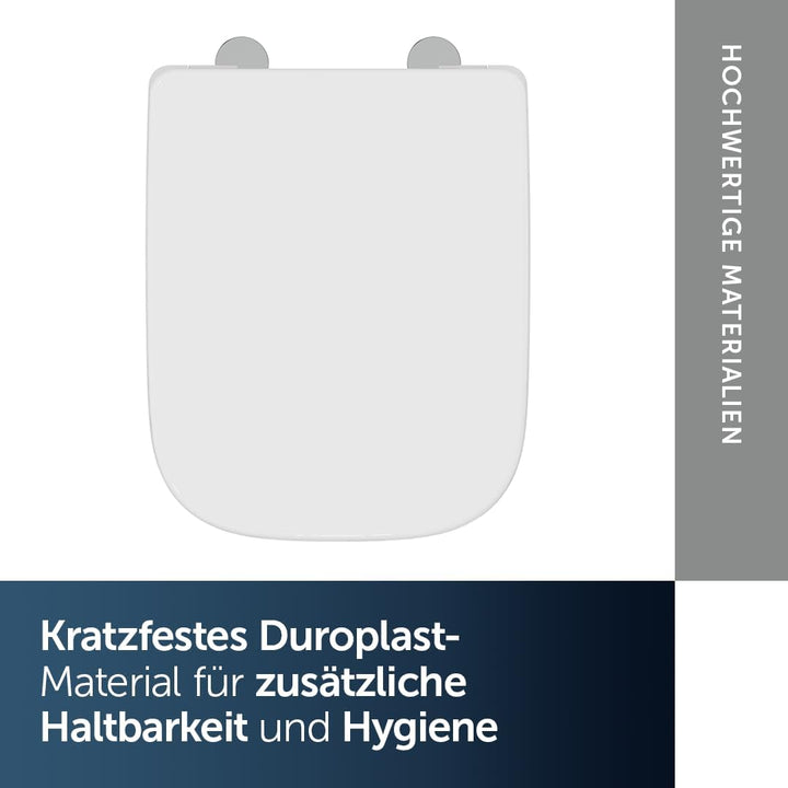 Ideal Standard T468201 Ideal Standard i.life B WC-Sitz, Wrapover, Weiss ohne Softclosing, ohne Softc