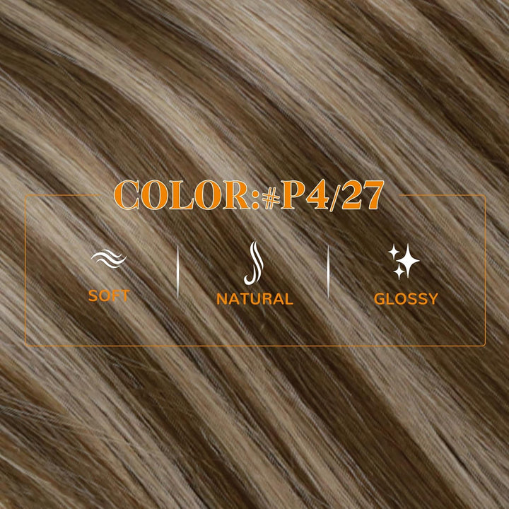 Easyouth Pferdeschwanz Extensions Echthaar Zopf Haarverlangerung Echthaar 14 Zoll Farbe Dunkleres Br