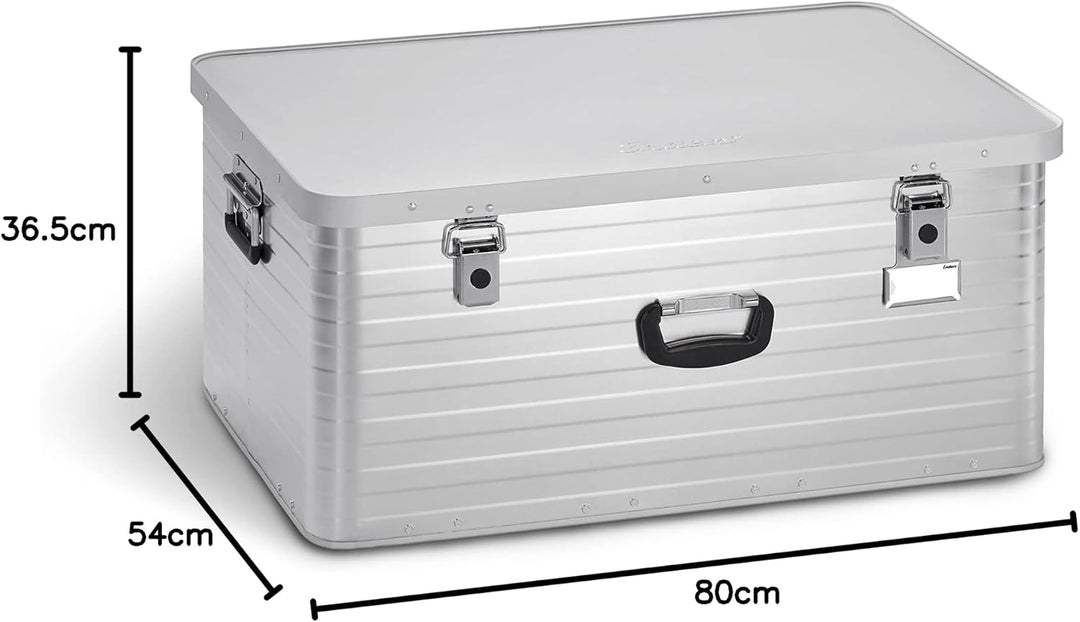 Enders Alubox TORONTO 130 L - Aluminiumbox mit 1 mm Wandstärke, extra stabil, spritzwasser und staub