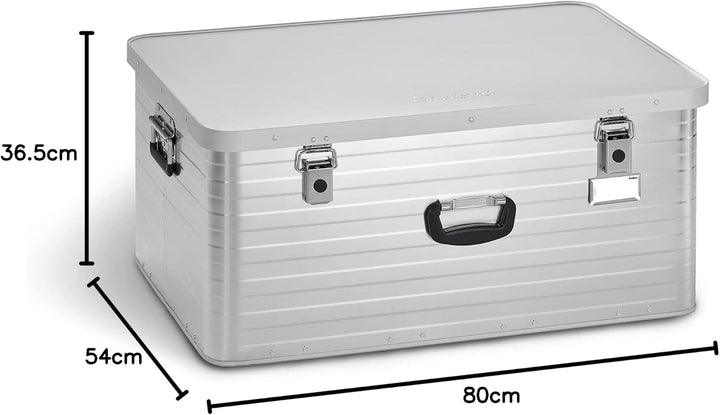 Enders Alubox TORONTO 130 L - Aluminiumbox mit 1 mm Wandstärke, extra stabil, spritzwasser und staub