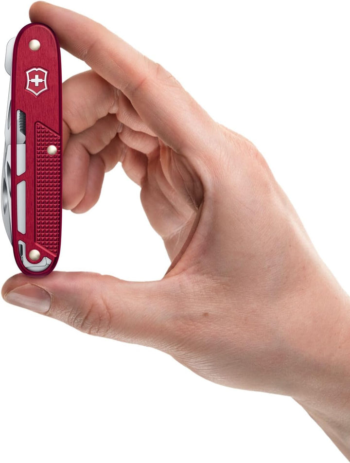 Victorinox Taschenmesser Synergy Alox, Multitool, 9 Funktionen, Inkl. Klinge, Paketöffner, Schrauben