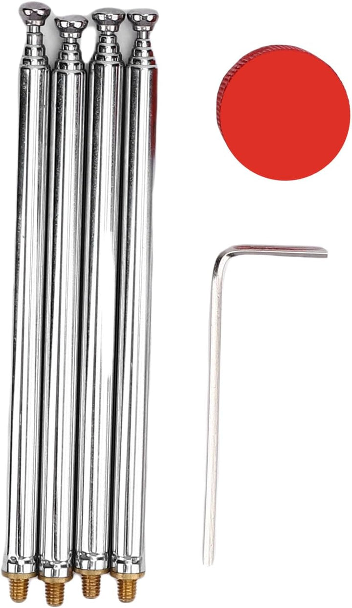 Eujgoov Aluminiumkondensator Cap Kit, Antenna JPC12 HF Vertikale Antennen mit Seitenmontageschrauben