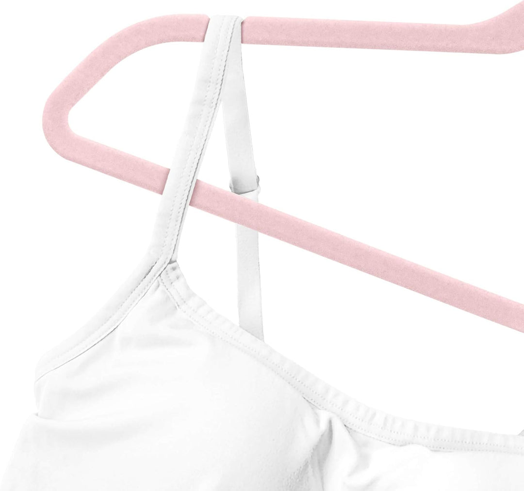 100 Stück hochwertige Samt Kleiderbügel in der Farbe Rosa mit Gold Look Haken/Anti-Rutsch/von Sticka
