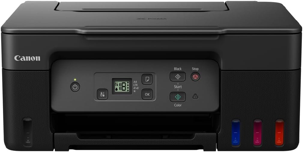 Canon PIXMA G2570 MegaTank 3in1 Multifunktionsgerät Grosse nachfüllbare Tintenbehälter DIN A4 (Scann