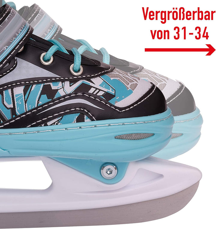 Apollo Ice Skates X Pro | verstellbare Schlittschuhe für Damen, Kinder und Jugendliche | schicke Eis
