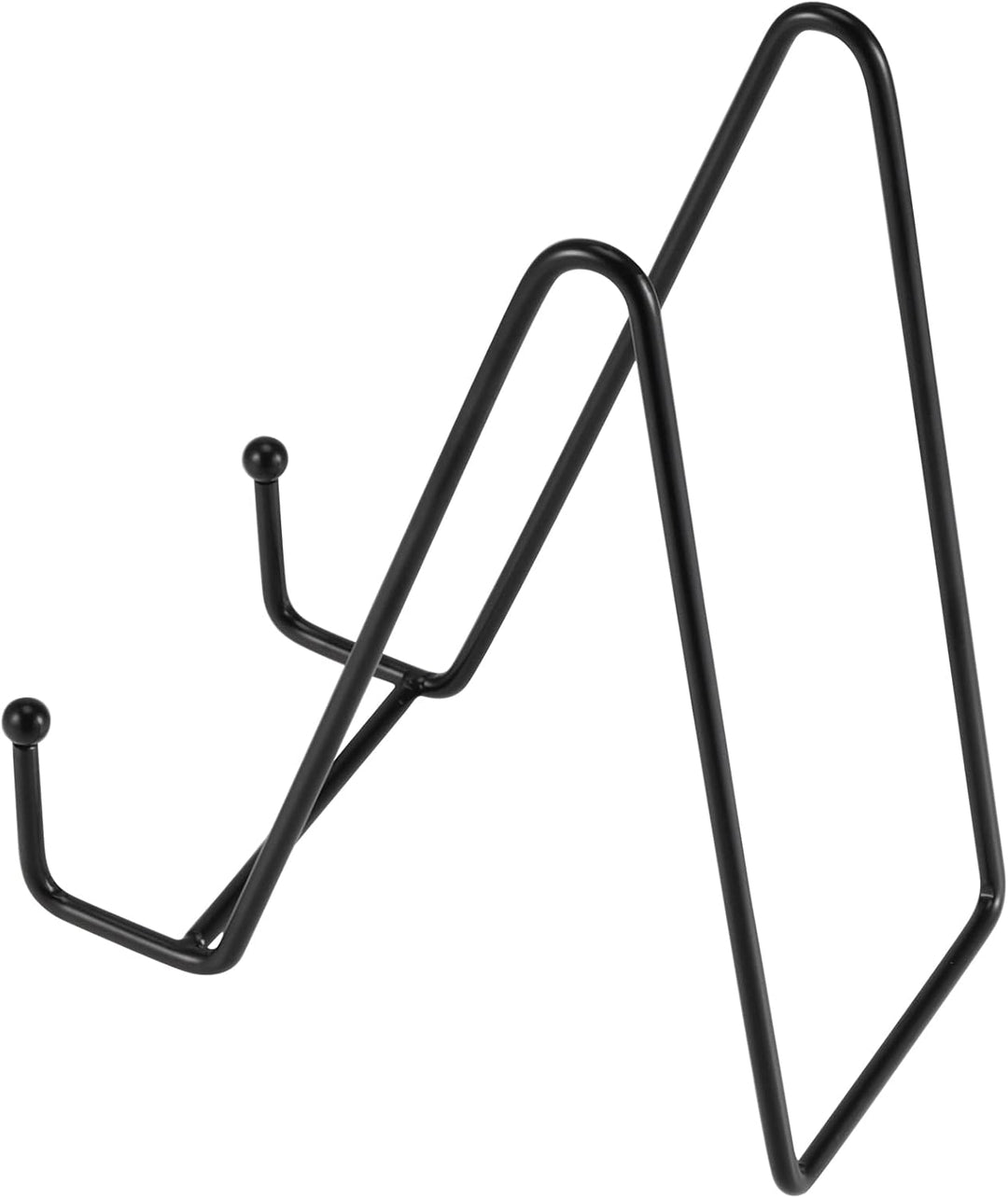 8 Stück Tellerständer Metall Schwarz, 8 cm und 15 cm Eisen Staffelei Aufsteller Display Ständer Meta