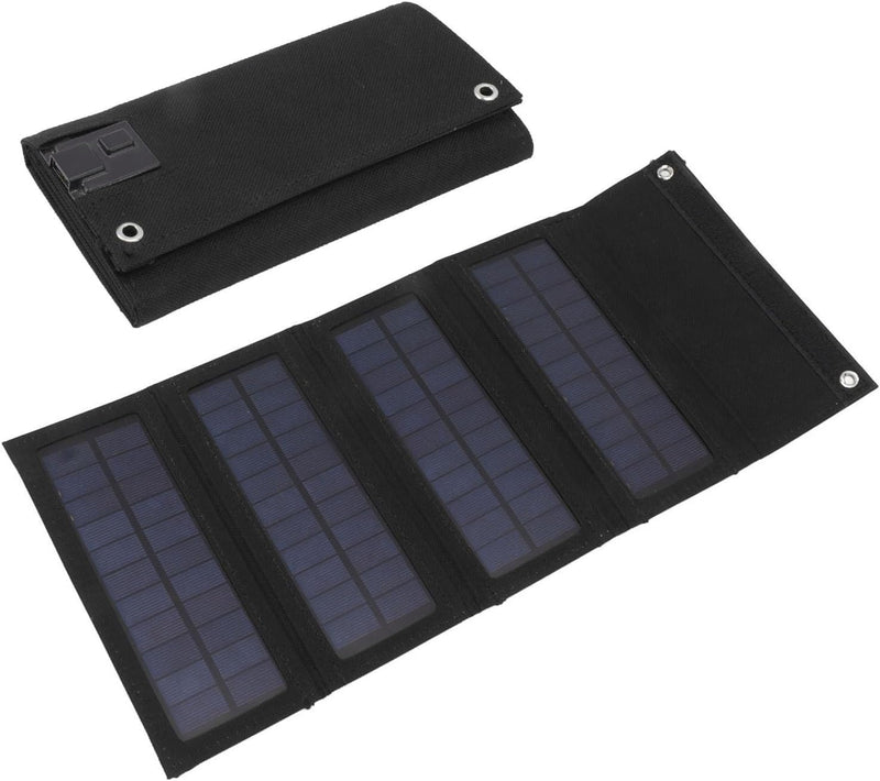 40 W Faltbares Solarpanel-Ladegerät, 4-fache Solarstrom-Ladetasche für Notfall-Aufladung, Outdoor, C